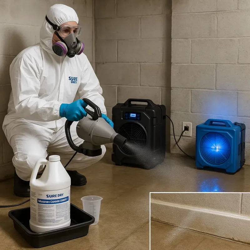 Sanitization and Odor Removal process in Siesta Acres, TX