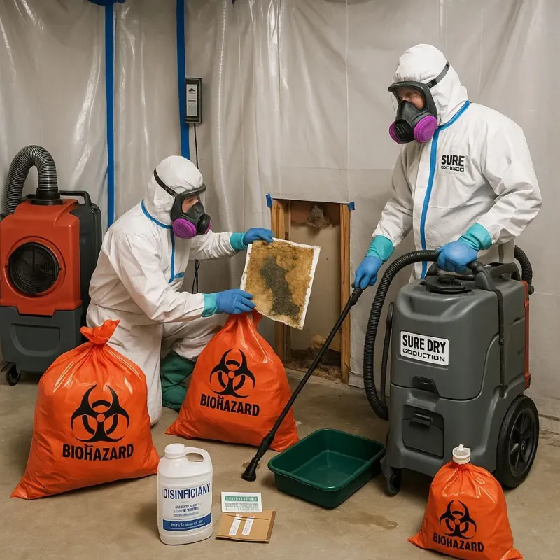 Contaminated Water Handling Protocols process in Siesta Acres, TX
